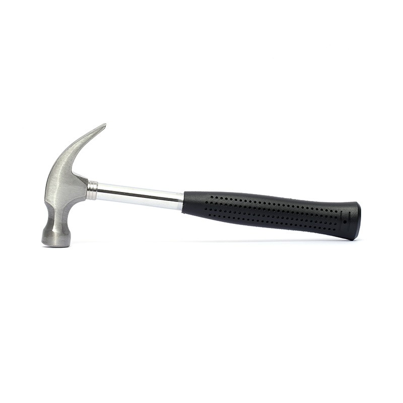 Steel pipe handle claw hammer