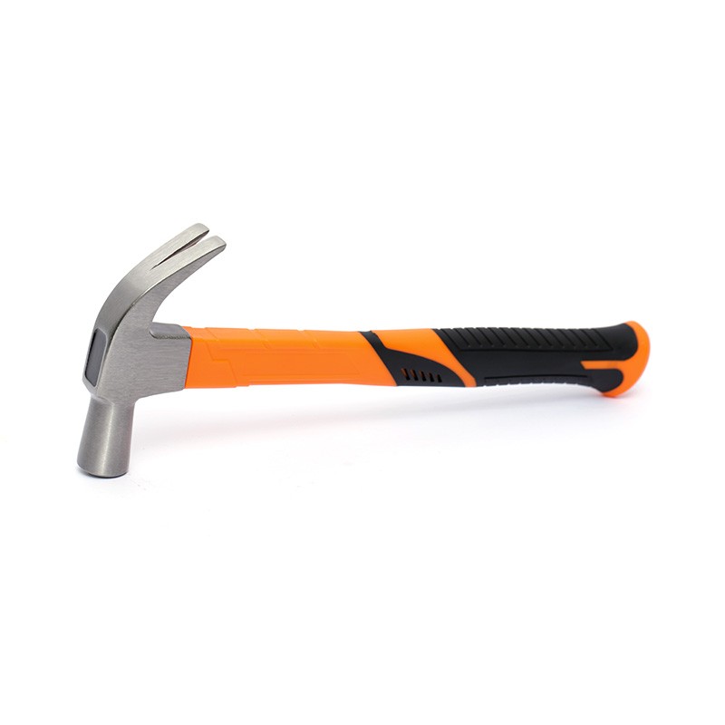 Claw hammer with plastic handle