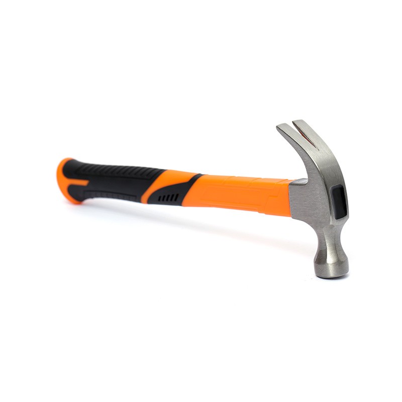 Claw hammer with plastic handle